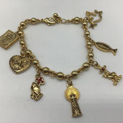 Faith Charm Bracelet with locket