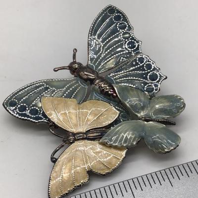 Enamel Style Butterfly ðŸ¦‹ Trio
