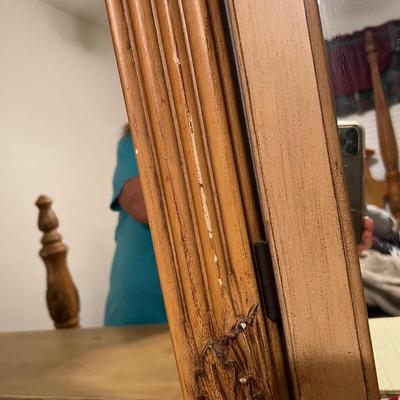 Light Wood Dresser and Mirror  (BB-JM)