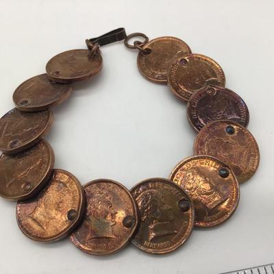 Coin Type Bracelet