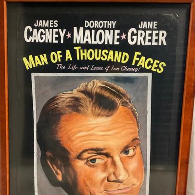 INV #10: "Man of a Thousand Faces" mixed media original artwork and photos, H 44" x W 28"