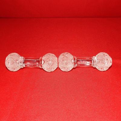 Crystal glass knife rests