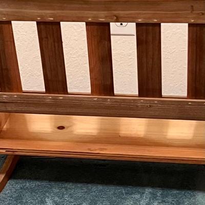 Miniature Wood Rocker. (BB-JM)