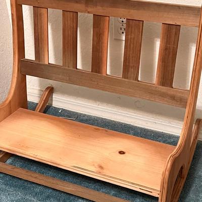 Miniature Wood Rocker. (BB-JM)