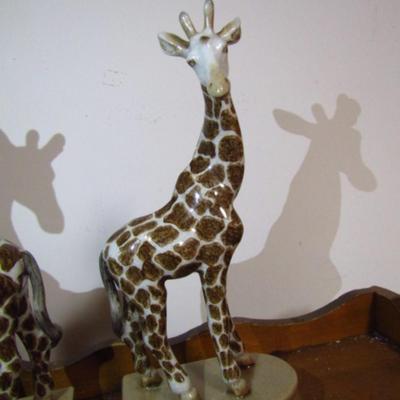 Pair of Giraffe Bookends- Well Made