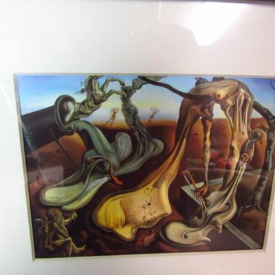 Two Salvador Dali Prints in One Frame