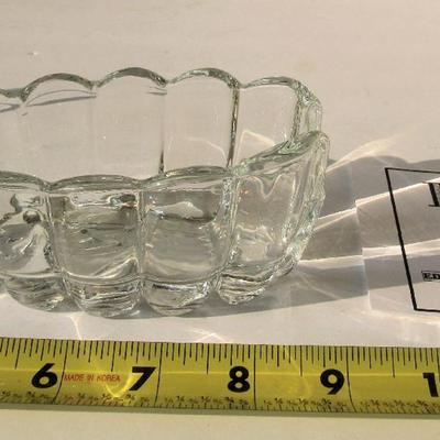 Vintage Pressed Glass Spoon Holder