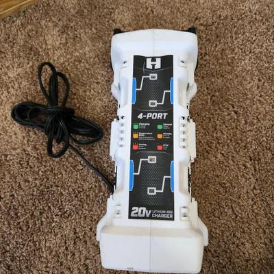Hart 4 Port 20V Lithium Fast Charger