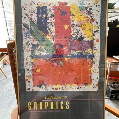 Contemporary Graphics framed poster