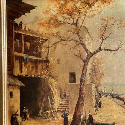 Andreas Betz on Canvas "Isola Bella Im Lago Maggbre"