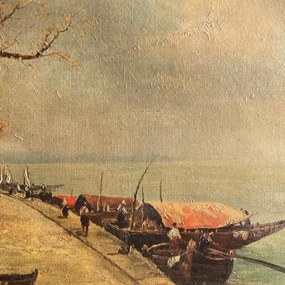 Andreas Betz on Canvas "Isola Bella Im Lago Maggbre"