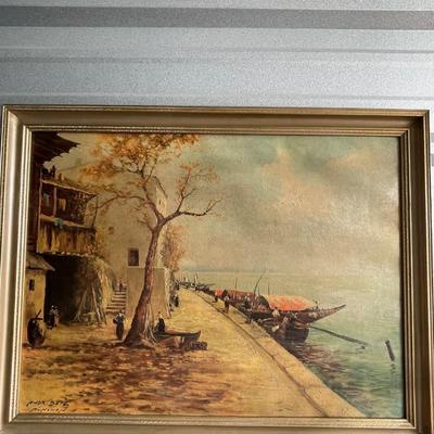 Andreas Betz on Canvas "Isola Bella Im Lago Maggbre"