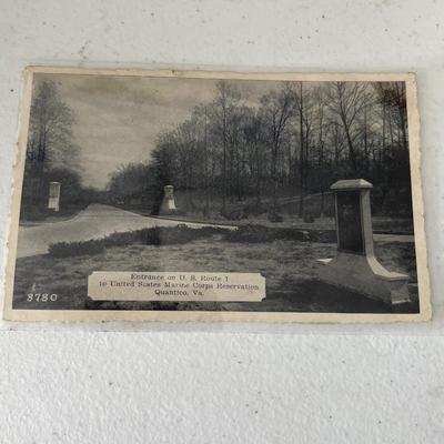 Quantico, Va 1941 post card - Real Photo Post Card