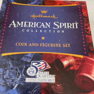 Hallmark Indiana Quarter & pewter Indy car set