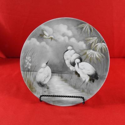 Beautiful egrets platter