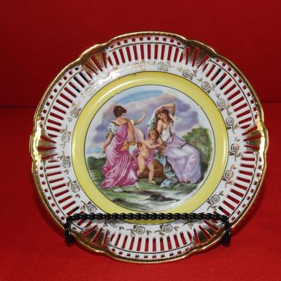 Beautiful portrait plate made in occupied japan