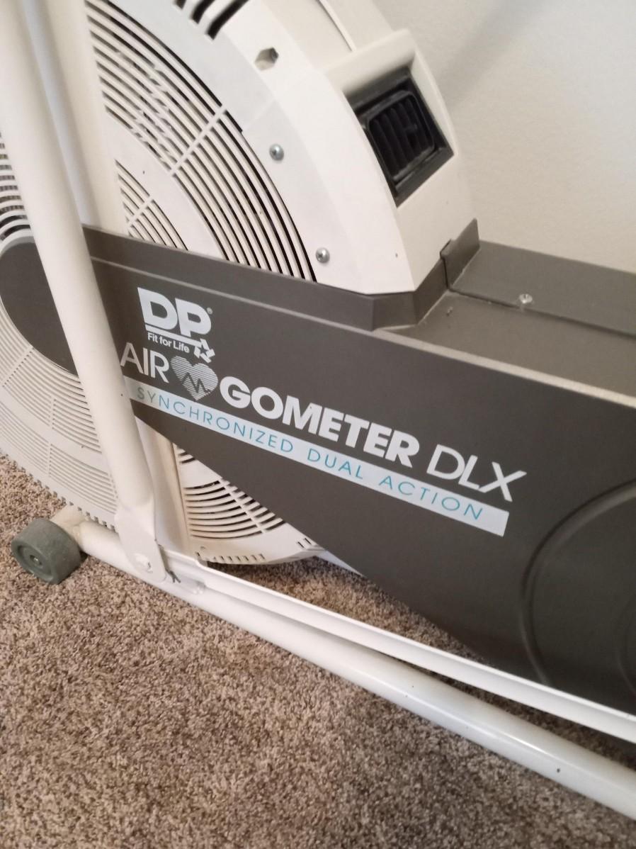 LOT 194 DP AIRGOMETER DLX STATIONARY EXERCISE BIKE