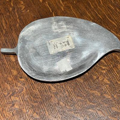 Michael Lax Vintage Metalware Leaf Tray