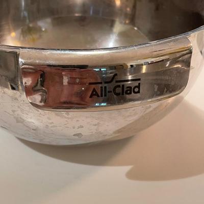 Vintage All Clad Stainless Steel Mixing Bowl