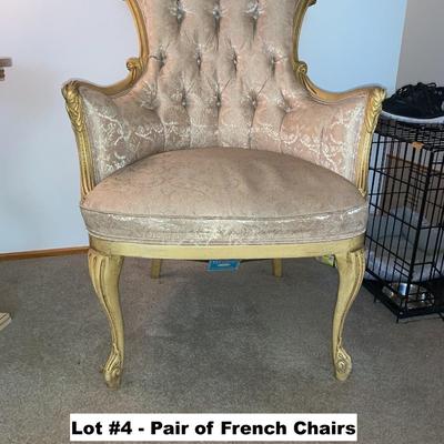 Pair of French Armchairs