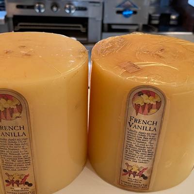 Two NEW Extra Large Yankee Candles-French Vanilla