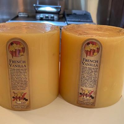 Two NEW Extra Large Yankee Candles-French Vanilla