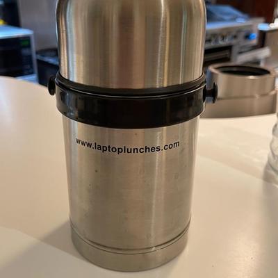 Vintage Laptop Lunch Insulated Stainless Steel Lunch Thermos