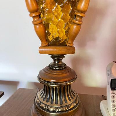 Pair of Table Lamps with Lantern Light