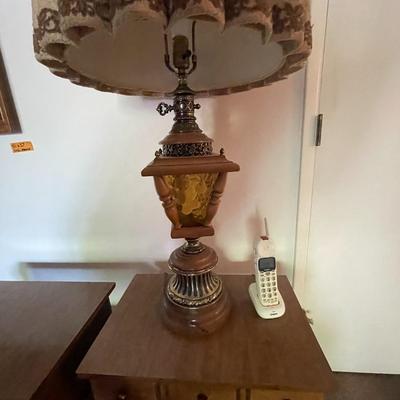 Pair of Table Lamps with Lantern Light