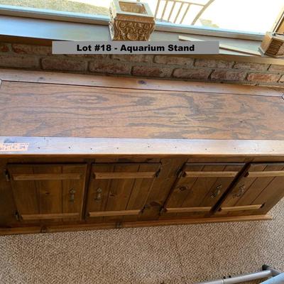Bench/Aquarium Stand - Aquarium in Lot #54