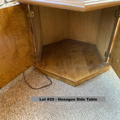 Hexagon Side Table
