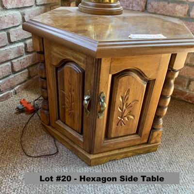 Hexagon Side Table