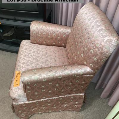 Brocade Armchair