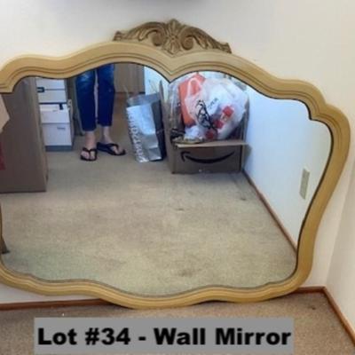 French Provincial Wall Mirror