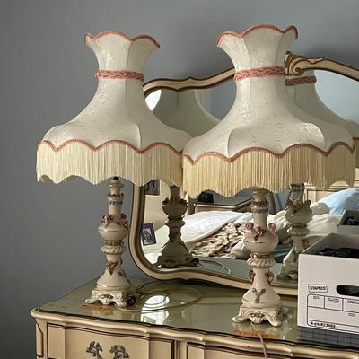 Pair of Porcelain Table Lamps