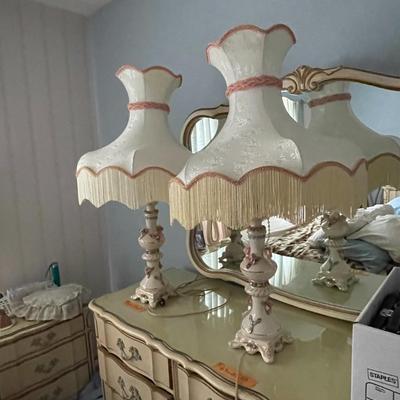 Pair of Porcelain Table Lamps