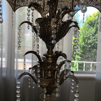 Pair of Filigree Table Lamps