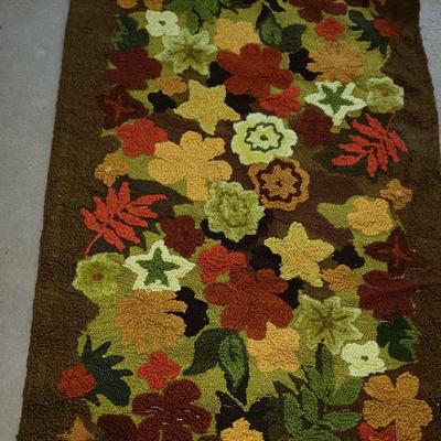 Vintage Rayon rug Four Seasons "Autumn"