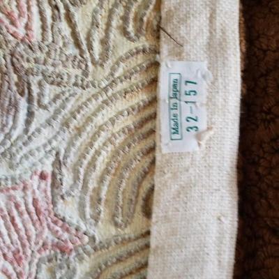 Vintage Rayon rug Four Seasons "Autumn"