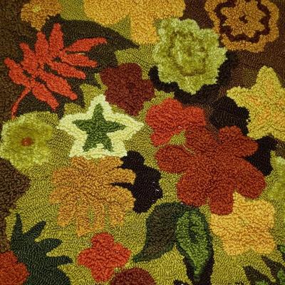 Vintage Rayon rug Four Seasons "Autumn"