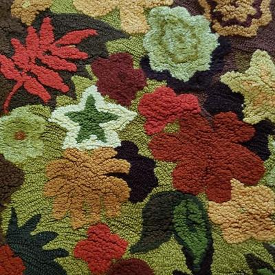 Vintage Rayon rug Four Seasons "Autumn"