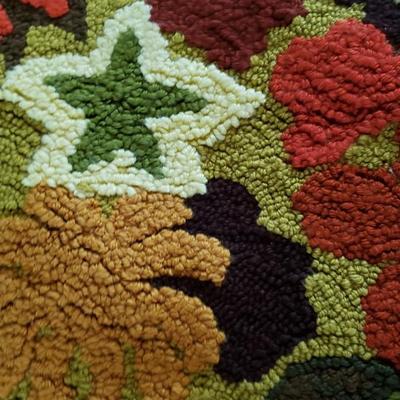 Vintage Rayon rug Four Seasons "Autumn"