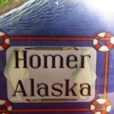 Framed Map of Homer, Alaska