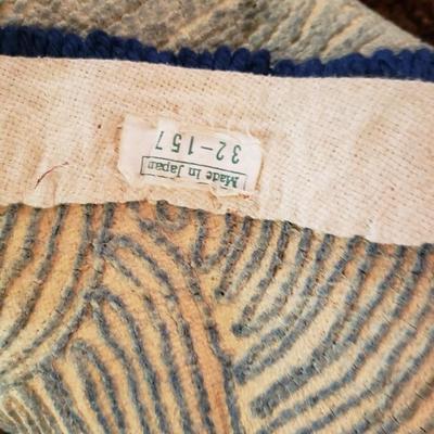 Large Round vintage rug