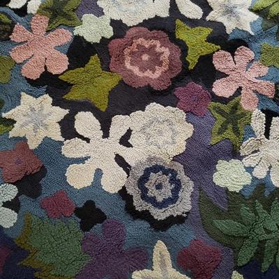 Large Round vintage rug