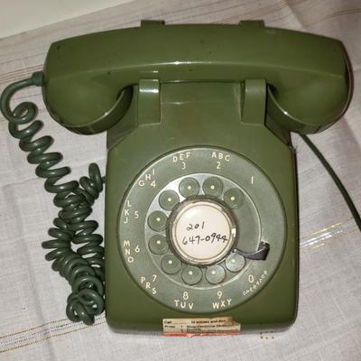 Green rotary dial 500 phone