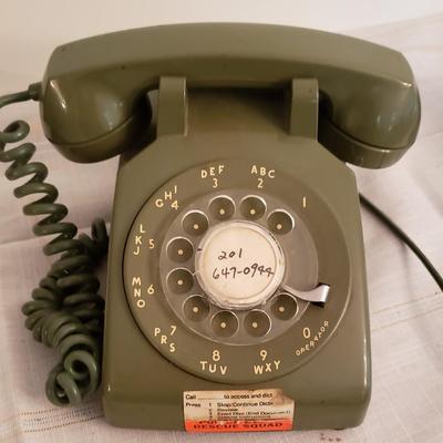 Green rotary dial 500 phone