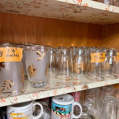 Retro Barware - set of 30 glasses