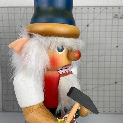 #34 SIGNED Holzkunst Christian Ulbrich Christmas Toymaker Elf Nutcracker 18