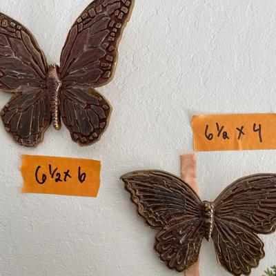 Vintage Wall Urn & Butterflies